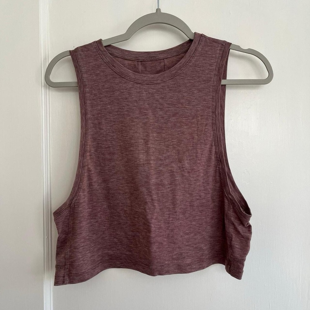 Lululemon Cropped Muscle Tank